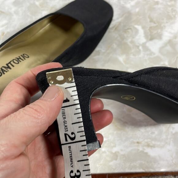 NWOB D’Antonio VIP square toe mules/clogs/slip on heels - Picture 6 of 6